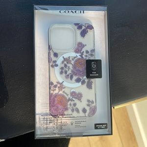 Coach IPhone 13 pro MagSafe case